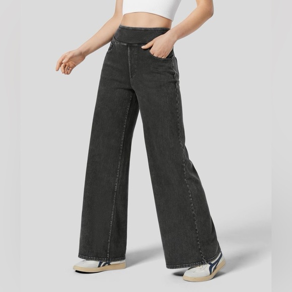 HALARA Wide Leg Pants in Dark Gray - Picture 4 of 4